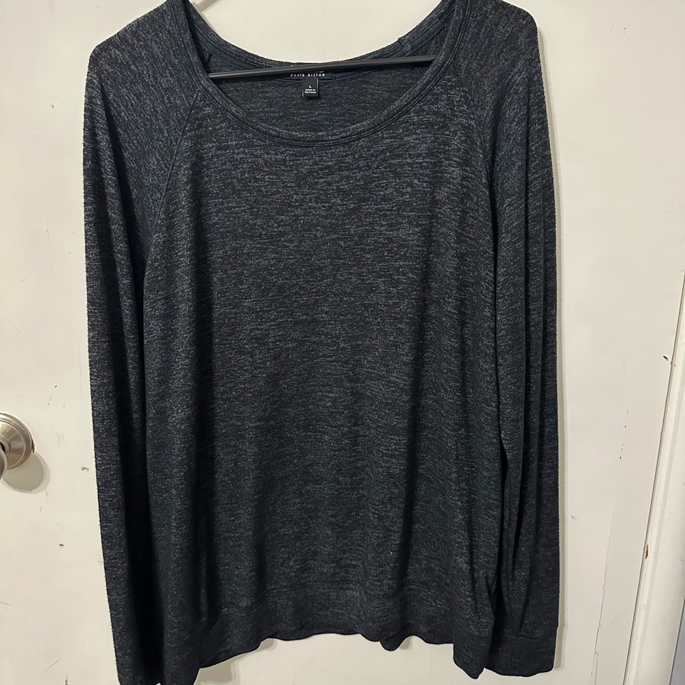 Buffalo David Bitton Charcoal Long Sleeve Shirt